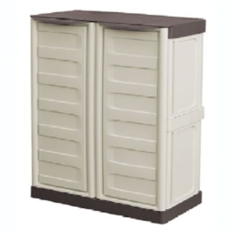 Artplast – Armoire de jardin basse en polypropylène – Étagère interne – Dimensions 70x39x85 cm – Pour extérieur – Résistante aux intempéries