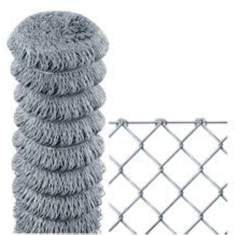 Sidex rouleau cm 150x25 m filet grillagA  avec maille galvanisA e libre 50x50 mm