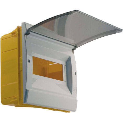 CENTRALINO DA INCASSO 4 moduli - mm.160 x 170 x 80 bianco