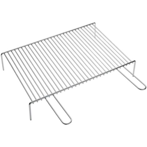 Grille de cheminée 50 x 35 cm – Matériau résistant – Combustion optimale pour soirées chaleureuses – Accessoire indispensable – Ompagrill
