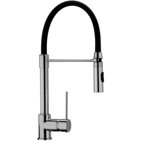 Mélangeur d'évier de cuisine avec douche 2 jets Piralla Essenza 0ES00583A16 | Chromé (1/2)