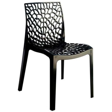 Chaise de jardin en polypropylène Grafik anthracite
