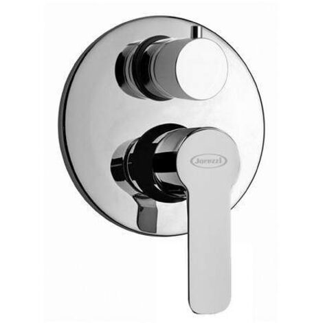 Mitigeur de douche avec déviateur Jacuzzi Rubinetteria Borea 0BO00400JA00 | Chromé - 2 sorties (1/2)