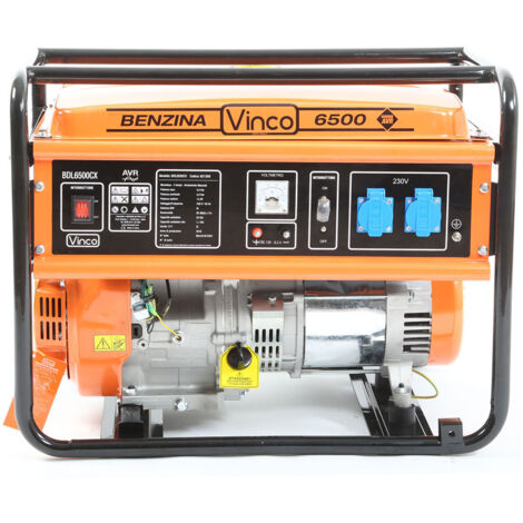 Groupe électrogène essence  de chantier VINCO BDL6500CX 5.5 Kw