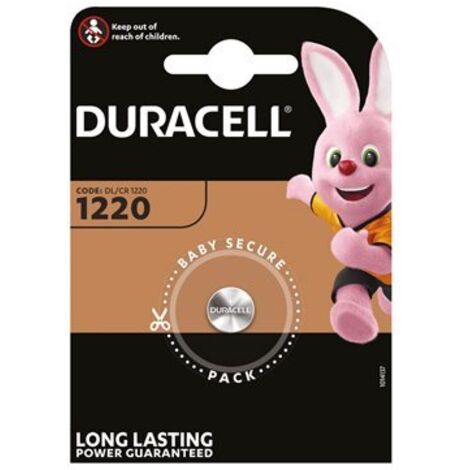 Duracell 1220 pile domestique Batterie à usage unique CR1220 Lithium