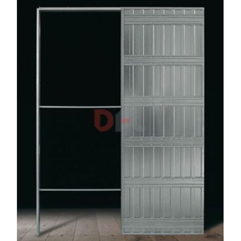 contre-cadre de porte escamotable pour murs en plaques de plA tre 80x10x210 cm