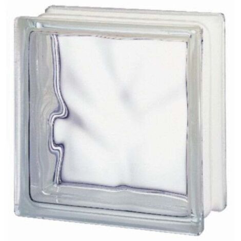 Centrale Brico – Brique de verre 19x19x8 cm – Transparent brillant – Verre décoratif pour intérieur et extérieur – Poids 2,4 kg (1/3)