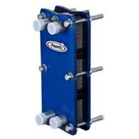 Échangeur thermique inspectable 9 plaques – Châssis avec raccords hydrauliques – Pour circuits primaire et secondaire