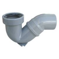 Valsir – Siphon de raccordement pour WC à la turque sortie horizontale – Diamètre 110mm – Pour installations en plomberie – Matériaux PPR