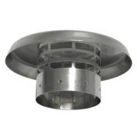 Chapeau en acier inoxydable poli diam.80