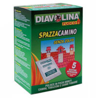 ANTIFULIGGINE SPAZZACAMINO BUSTINE DIAVOLINA FUOCO