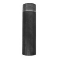 Tronchetto nero filettato in acciaio. Filettatura conica ISO 7/1 - acciaio st 37,2.(DianFlex) Misura: Lungh. 150 - 1"1/4
