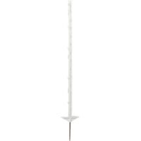 Paletto pour électrificateur 105 cm – Pointe en acier galvanisé – Double pied en plastique – Compatible avec tous types de fils et cordes – Kerbl