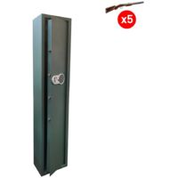 Armoire à fusils blindée à combinaison électronique 5 places Shield Plus