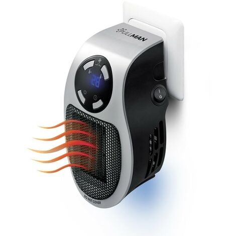 Smart Space Radiateur soufflant, 1200w Portable Mini Heater Chauffage  rapide Radiateurs soufflants en céramique pour le bureau à domicile (3-c-6)  Zh52