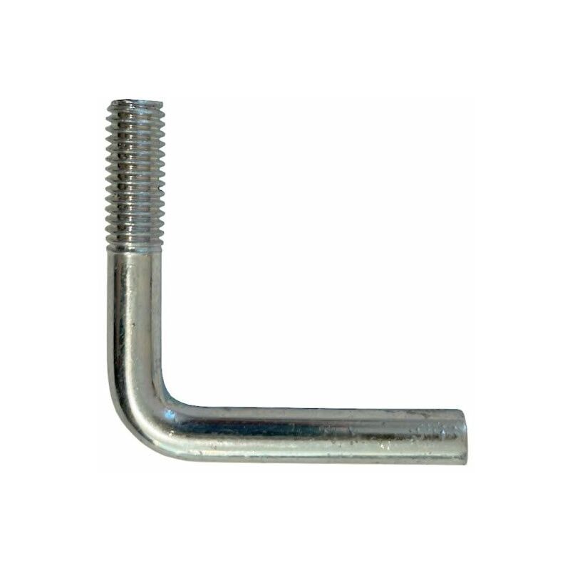Foundation Bolt (Anchor or L-Bolt) M6 x 35 mm Zinc Plated Mild Steel