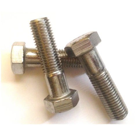 M12 x 60 mm Hex Bolt - Galvanised Mild Steel DIN931