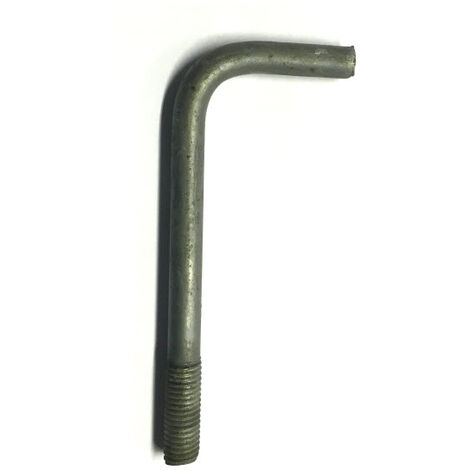 Foundation Bolt (Anchor or L-Bolt) M24 x 300 mm Galvanised Mild Steel (1/2)
