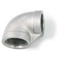 BSP Male/Female 90 Elbow Pipe Fitting - T316 A4 Marine Grade Stainless