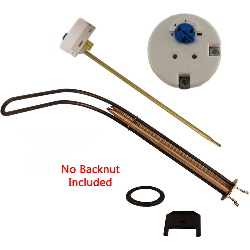 Heatrae Sadia Megaflo Immersion Heater Lower with TSR Thermostat 95606963 -  No Back Nut