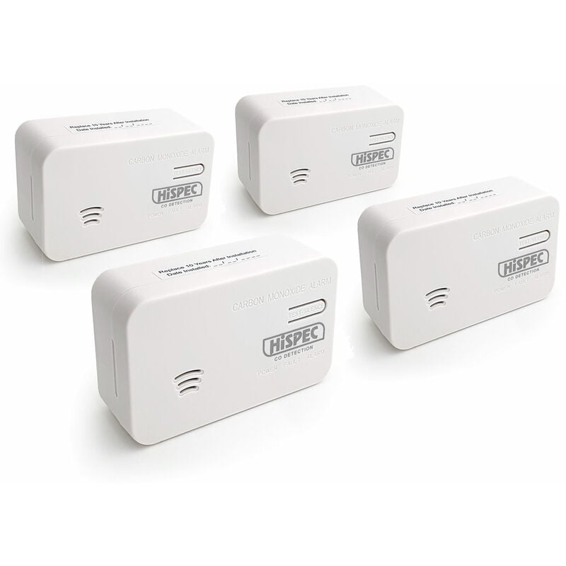 4 X Honeywell Xc70 Alternative Hispec Battery Operated Carbon Monoxide Detector Powered By A 4999