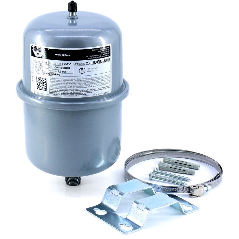 Varem 2 Litre Potable Expansion Vessel Alternative+ Mounting Bracket