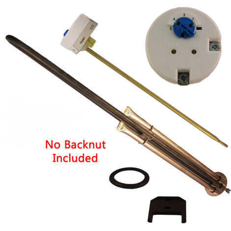 Heatrae Sadia Megaflo Immersion Heater Upper with TSR Thermostat 95606964 -  No Back Nut