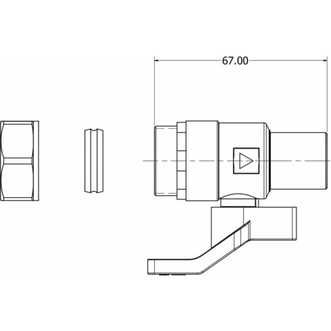 Heatrae Sadia Megaflo Isolation Control Valve 95605885