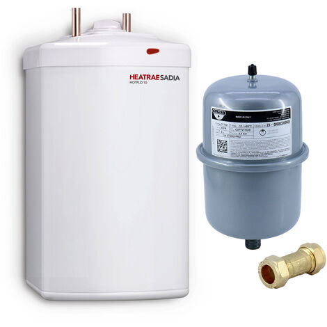 Heatrae Sadia - Hotflo 10 Litre Instant Water Heater 50148 u0026 Unvented Kit A  Alternative