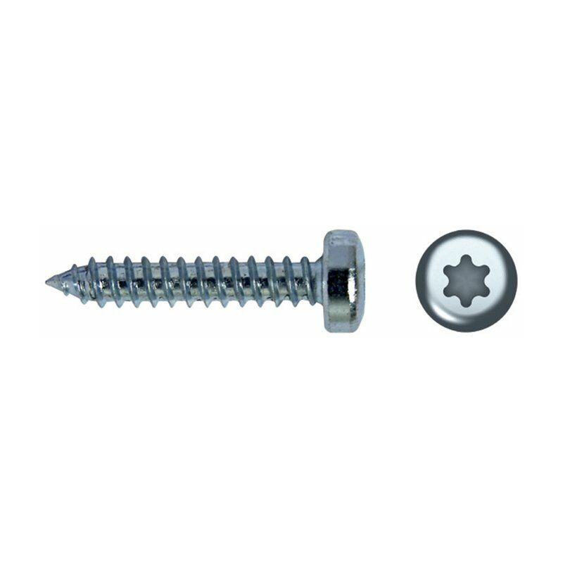 Tornillo rosca chapa a/inox. A2 DIN-7981 4,2x38 mm.