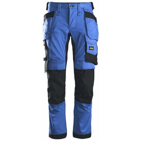 Snickers Workwear 6247 Pantalones largos elásticos de trabajo para mujer  con bolsillos flotantes AllroundWork negro