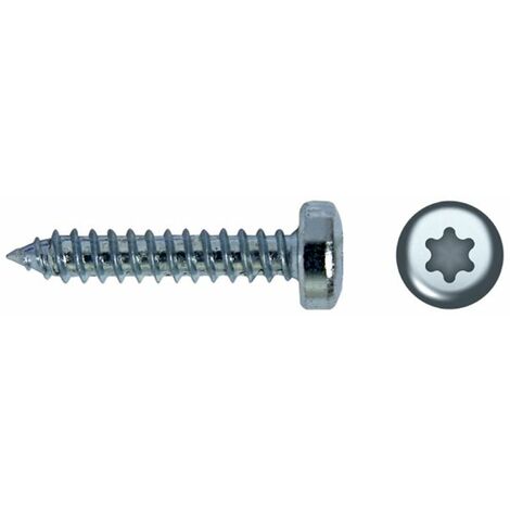 ROSCA CHAPA CABEZA AVELLANADA PLANA TORX INOX - DIN 7982 TX 