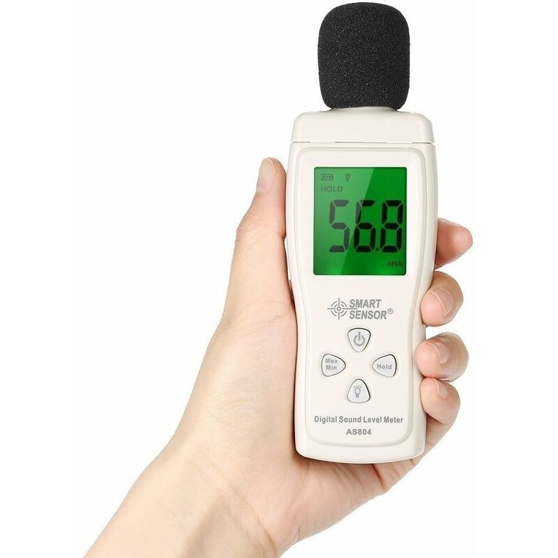 Mengshen Décibel Mètre, Digital Sound Level Meter Manuelle Audio Bruit Mètre