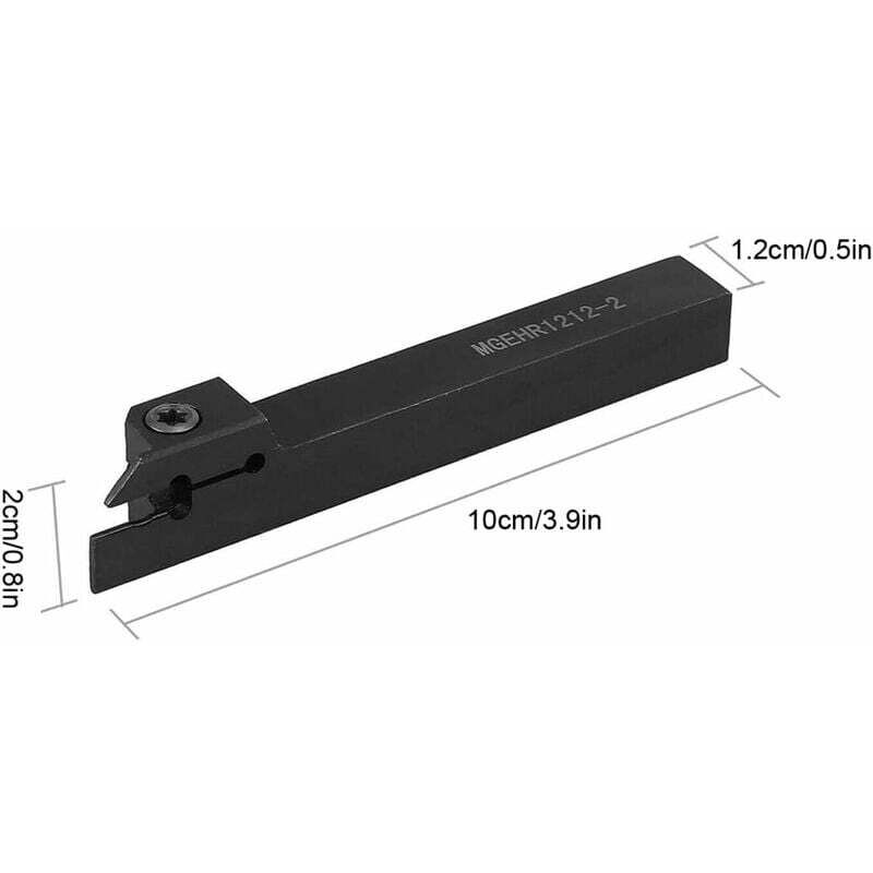 Porte-Outil Maifix MGEHR1212-2 Rainurage CNC - Queue 12mm, Largeur 2mm - Pour Métal
