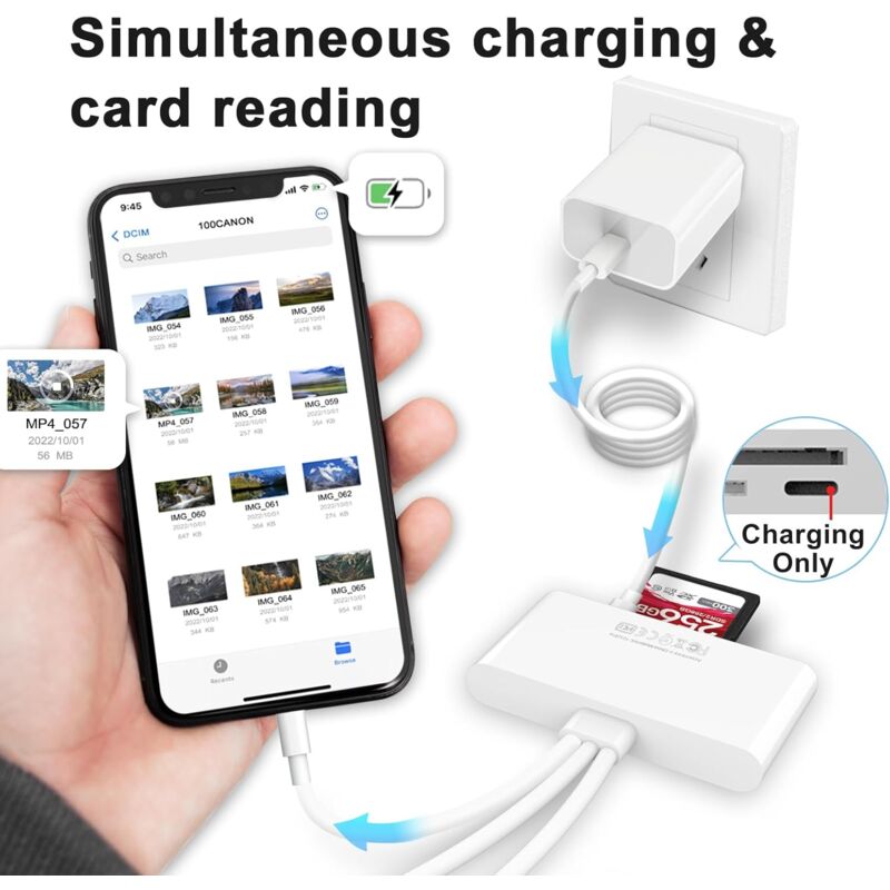 Card Reader 4 In 1 Lettore Schede USB-C UGREEN - Per SD, Micro SD, Compatibile Con IPhone 15 E Galaxy S24 Lettore Sd Card - Foto 8