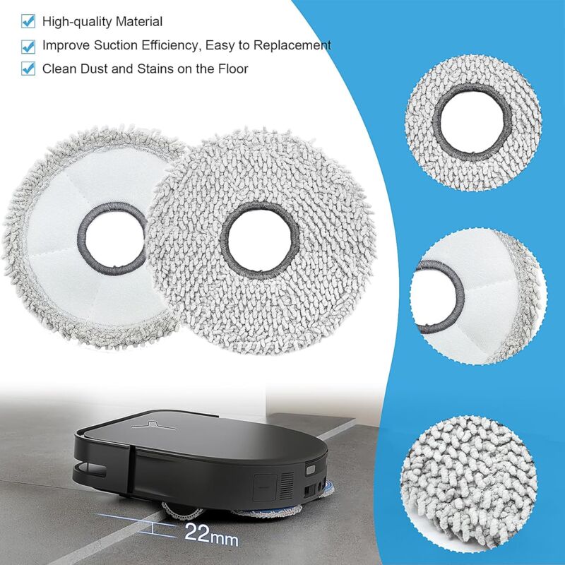 Kit 19 Accessoires Pour Ecovacs Deebot X2 - Filtres, Brosses Et Sacs De Rechange