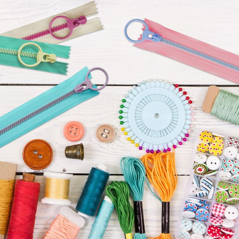 Lot De 20 Fermetures éclairs Colorées 30 Cm - Nylon Et Résine - Pour Couture Et DIY