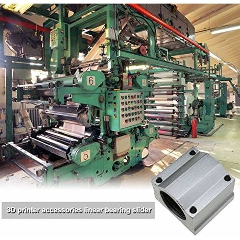 Roulement à Mouvement Linéaire Roulement Linéaire à Bride, 2 Roulements Linéaires De Machine