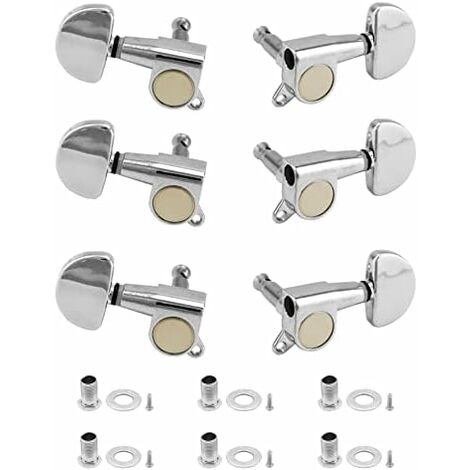 6 Pièces guitare acoustique machine têtes boutons guitare cordes accordage  cheville accordeur (3