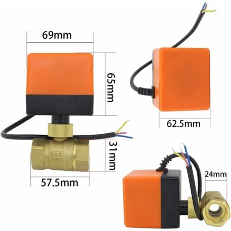 Une solution pratique et fiable : la vanne motorisée DN20 AC220V pour le chauffage central