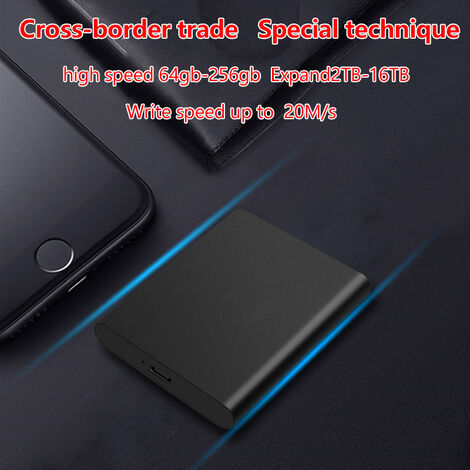 Disque SSD SSD 10 To Disque dur USB Disque dur portable Disque dur externe  Disque dur