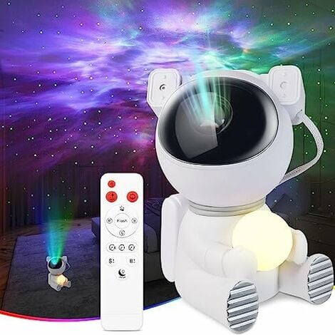 Veilleuse Astronaute Ciel Étoilé Galaxie Projecteur LED Lampe Ambiance  Décor