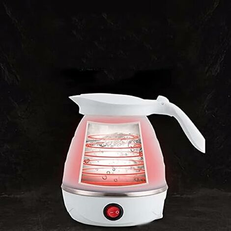 Bouilloire électrique portative de 0,5 L, mini bouilloire de voyage,  chaudière à eau à mise hors tension automatique en acier inoxydable pour  cuisiner en voyage : : Cuisine et Maison
