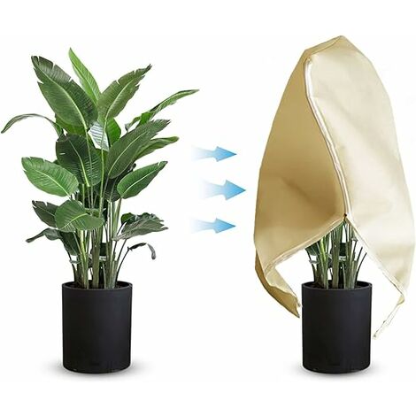 Housse de protection pour plantes avec fermeture éclair 70 g/m²