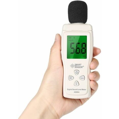 As804 petit sonomètre Digital décibelomètre testeur mesure de bruit outil  de diagnostic de surveillance de décibel 30db - 130dba