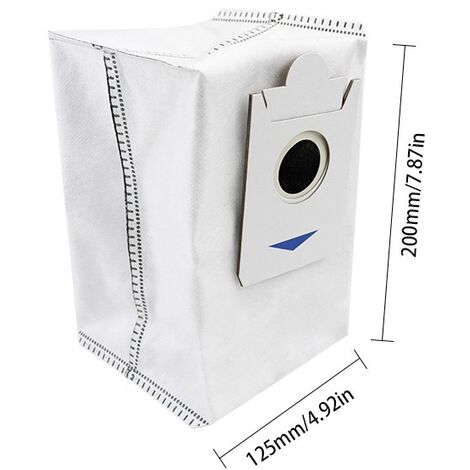 Aspirez en toute confiance avec les sacs d'aspirateur de remplacement pour aspirateur Applicable Robot Ecovacs Deebot DDB030025 X2 Omni - Une solution pratique et fiable pour maintenir votre maison im