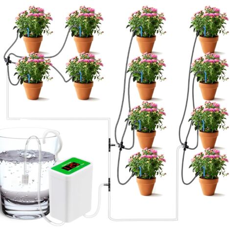 Système Arrosage Automatique DIY Comeonai – Batterie Ou USB – Plantes Intérieur & Vacances