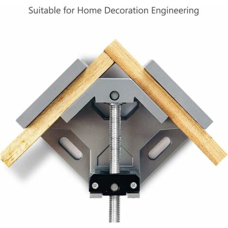 Lot De 2 Serre-joints Angulaires 90° - Étau De Menuiserie Avec Poignée Ajustable
