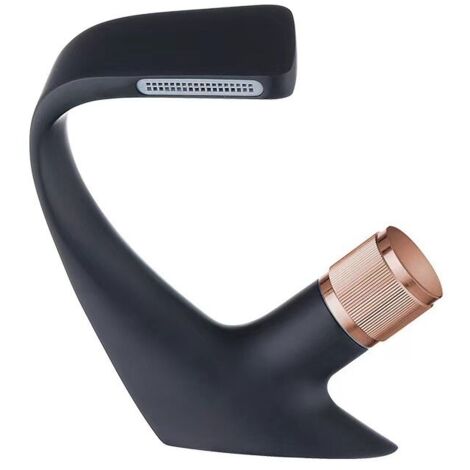 Robinet Lavabo Cascade Noir - Mitigeur Laiton Design Moderne Pour Salle De Bain