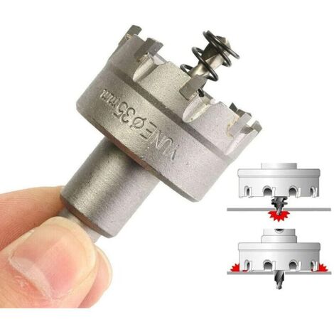 Sourcingmap 12–24 Mm HSS Foret Scie Cloche En Alliage De